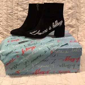 Dolce & Gabbana Suede Booties 7.5